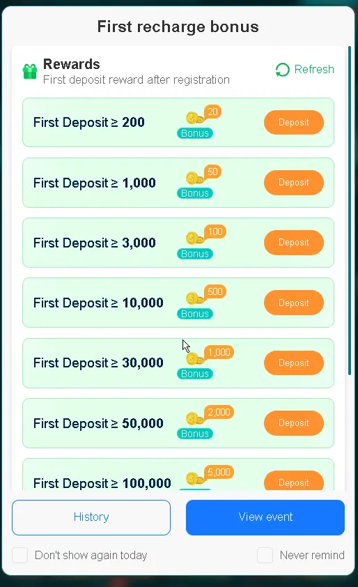 Game bonus